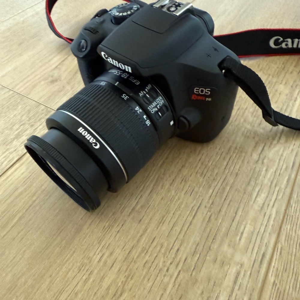 Canon Digital Camera EOS Rebel T6 Black